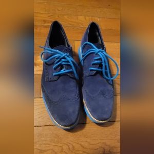 Cole Haan Men's 10.5 Blue Suede Shoes